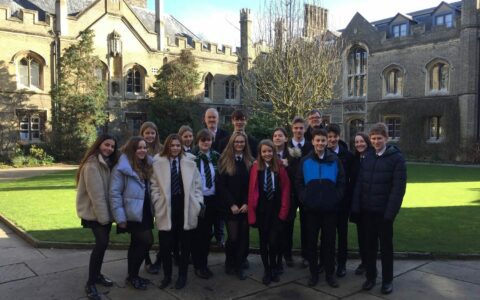 Year 10 visit Peterhouse at Cambridge University