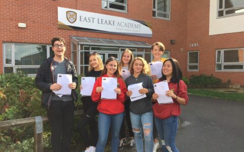 East Leake Academy students celebrate GCSE results