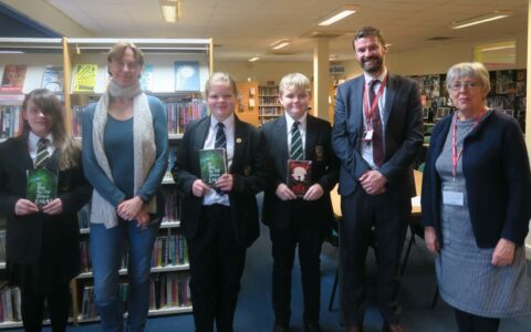 Author Harriet Goodwin shares top writing tips with year 8 students