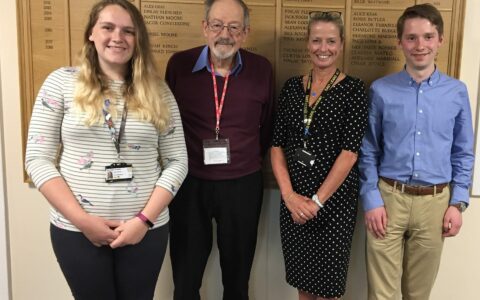 Holocaust survivor, Martin Stern, visits the academy