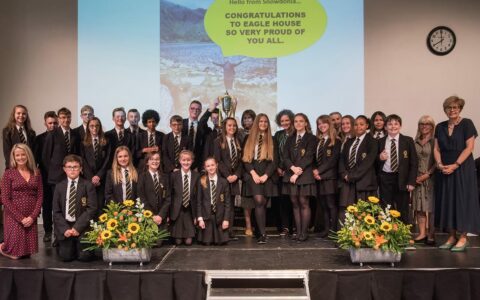 Eagle win the house cup at celebratory Awards Evening