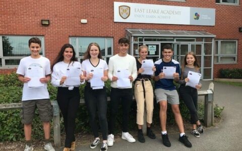 East Leake Academy students celebrate GCSE success