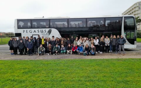 GCSE language students visit French Opal Coast