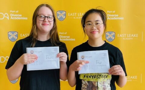 Delight for East Leake Academy students on A level results day