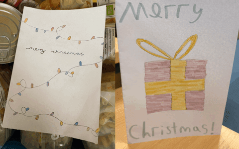 Christmas cards created for festive initiative